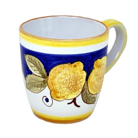Mug Positano Light Handcrafted Deruta Pottery