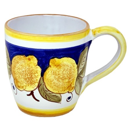 Mug Positano Light Handcrafted Deruta Pottery