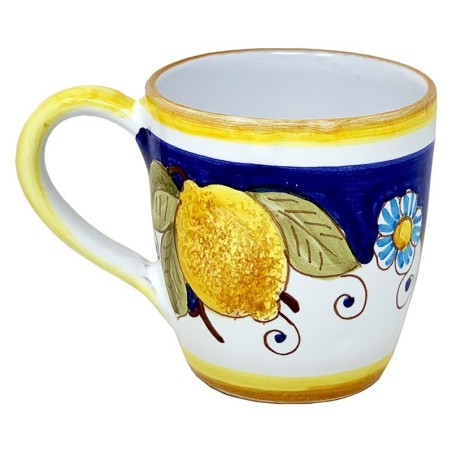 Mug Positano Light Handcrafted Deruta Pottery