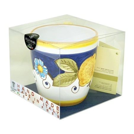Mug Positano Light Handcrafted Deruta Pottery