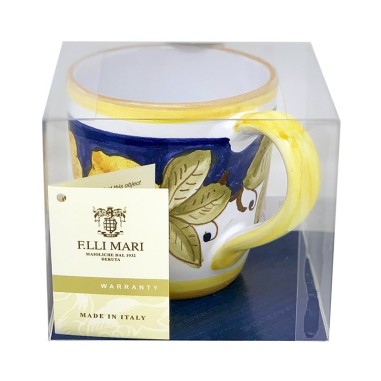 Mug Positano Light Handcrafted Deruta Pottery