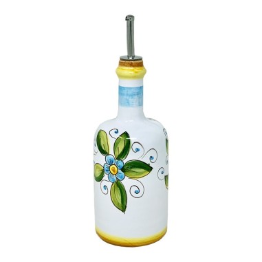 Oil bottle 0,75L 25,36oz Taormina Italian Pottery