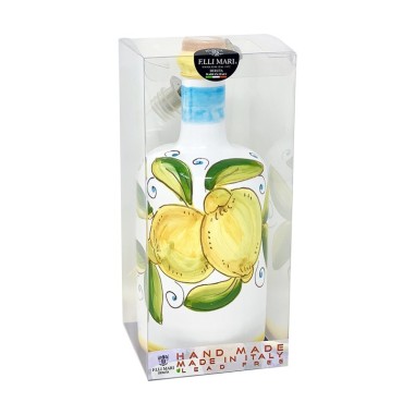 Oil bottle 0,75L 25,36oz Taormina Italian Pottery