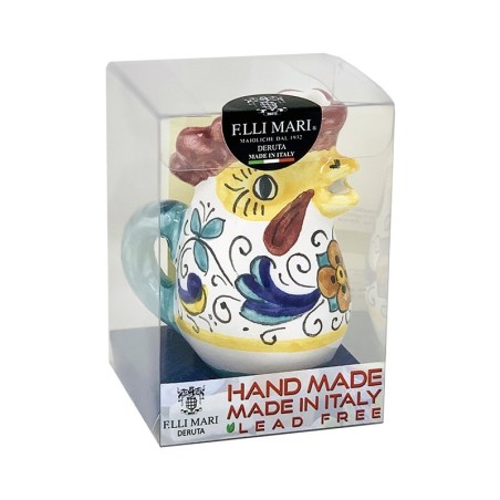 Rooster creamer 3,5" Ricco Deruta Italian Pottery