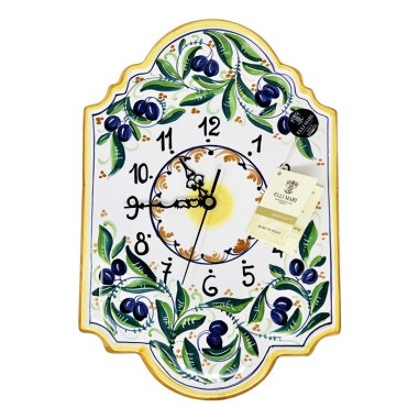 Horloge murale 36x24cm Olive