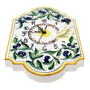 Horloge murale 36x24cm Olive