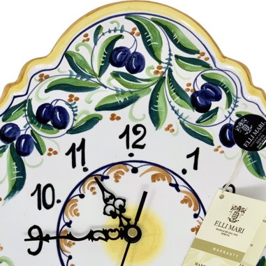 Horloge murale 36x24cm Olive