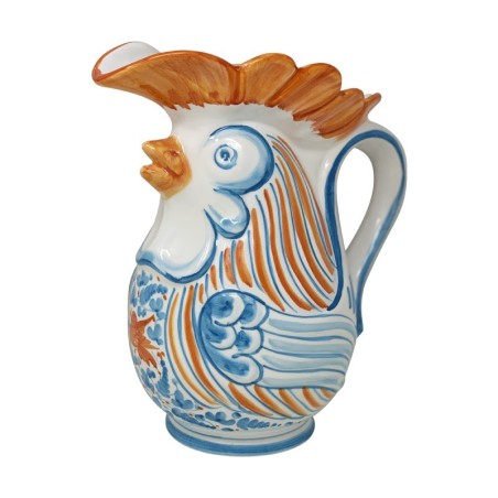 MioCocorico Lucrezio Rooster Pitcher Handcrafted Deruta Pottery