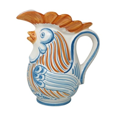 MioCocorico Lucrezio Rooster Pitcher Handcrafted Deruta Pottery