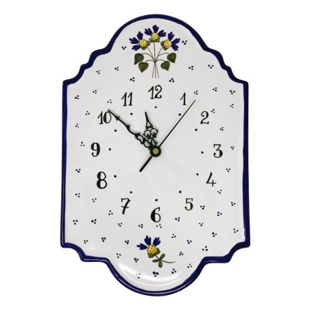 Wall clock 15" Cortina Italian Pottery