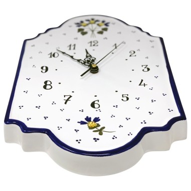 Wall clock 15" Cortina Italian Pottery