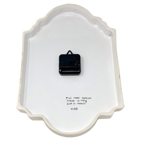 Wall clock 15" Cortina Italian Pottery