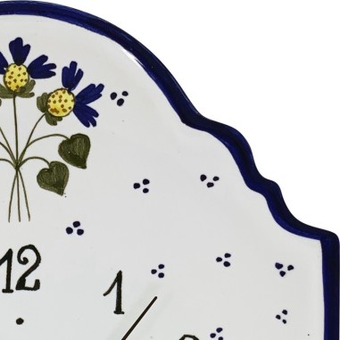 Wall clock 15" Cortina Italian Pottery