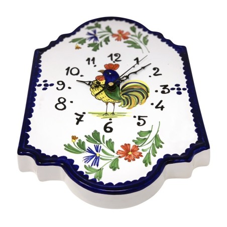 Horloge murale 36x24cm Provenza Céramique artisanale italienne originale de Deruta