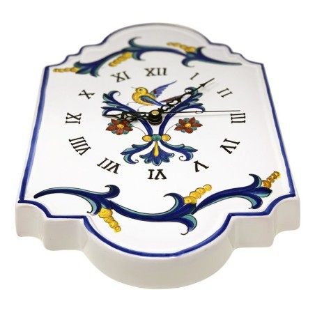 Wall clock 15" Firenze Handcrafted Deruta Pottery