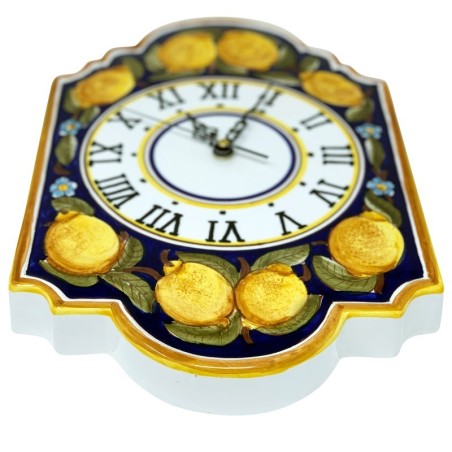 Wall clock 15" Positano Blu