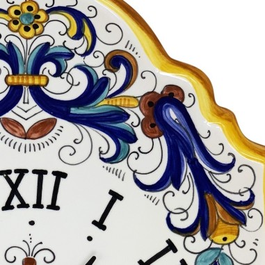 Horloge murale 30x24cm Ricco Deruta