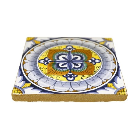 Hand-Painted Venezia Tile – 8 x 8 in