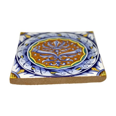 Hand-Painted Trieste Tile – 8 x 8 in
