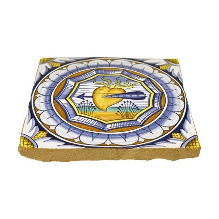 Hand-Painted Padova Tile – 8 x 8 in