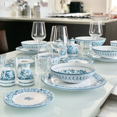 Dinnerware Arabesco Turchese Italian Pottery