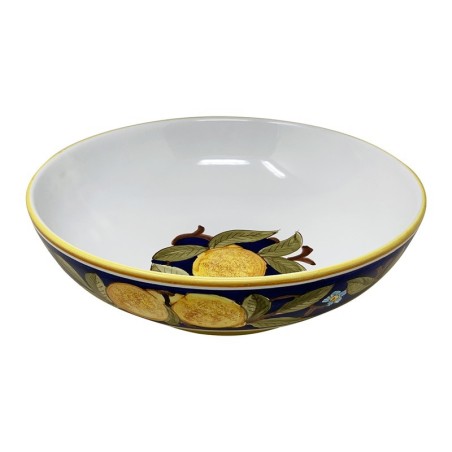 Bowl Positano Light Handcrafted Deruta Pottery