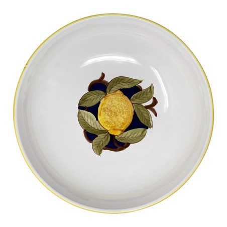 Bowl Positano Light Handcrafted Deruta Pottery