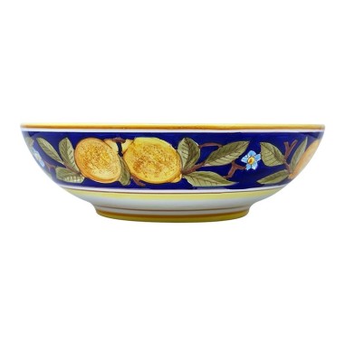 Bowl Positano Light Handcrafted Deruta Pottery