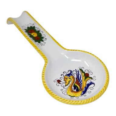 Lèche-sauce Raffaellesco Céramique artisanale italienne originale de Deruta