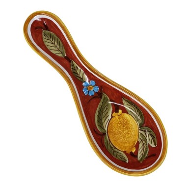Spoon rest 10" Positano Rosso