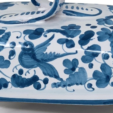Butter dish 8" Turchese