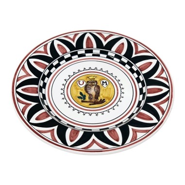 Piatto Tavola Palio di Siena - Civetta