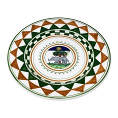Round wall clock 12" Palio di Siena - Selva Italian Pottery 2