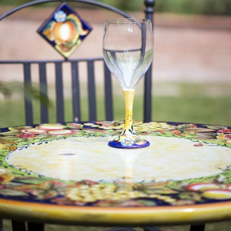 Table en pierre de lave Sicilia