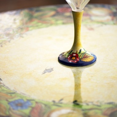 Lava Stone Table Sicilia Italian Pottery Lava Stone Table Sicilia Italian Pottery