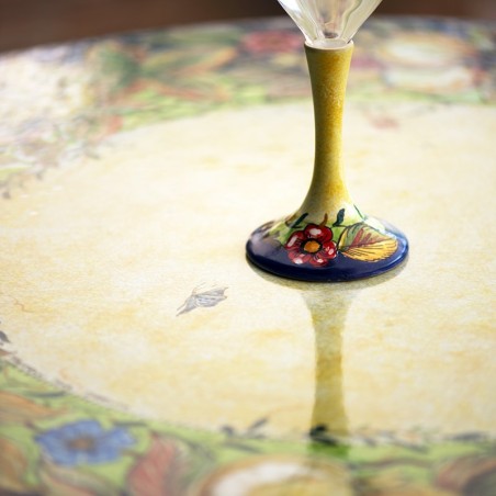 Table en pierre de lave Sicilia
