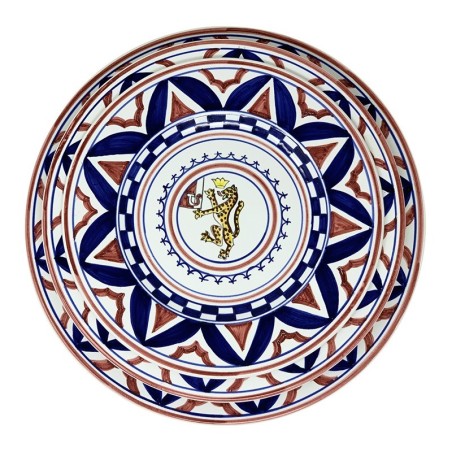 Piatto Tavola Palio di Siena - Pantera