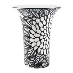 Salad Bowl 12" and Couple Salad Cutlery Set Italian Pottery