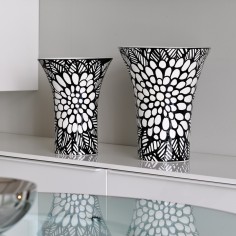 Salad Bowl 12" and Couple Salad Cutlery Set Italian Pottery 2