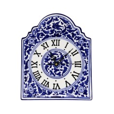 Wall clock 12" Arabesco Blu