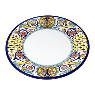 Assiette de table Jacoby Céramique artisanale italienne originale de Deruta