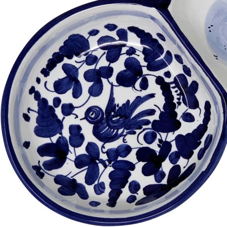 Olive Dish Bowl Arabesco Blu