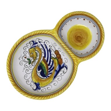 Olive dish bowl Raffaellesco Italian Pottery