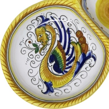 Olive dish bowl Raffaellesco Italian Pottery