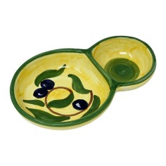 Spoon rest Olive Italian Pottery