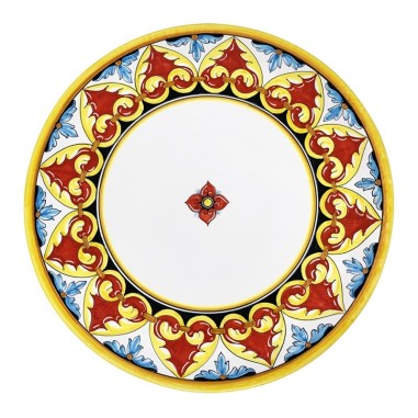 Plat à gâteau 30cm Sofia Céramique artisanale italienne originale de Deruta
