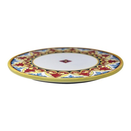 Plat à gâteau 30cm Sofia Céramique artisanale italienne originale de Deruta
