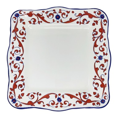 Dinnerware Asso di Cuori Handcrafted Deruta Pottery