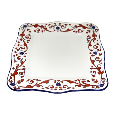 Dinnerware Asso di Cuori Handcrafted Deruta Pottery