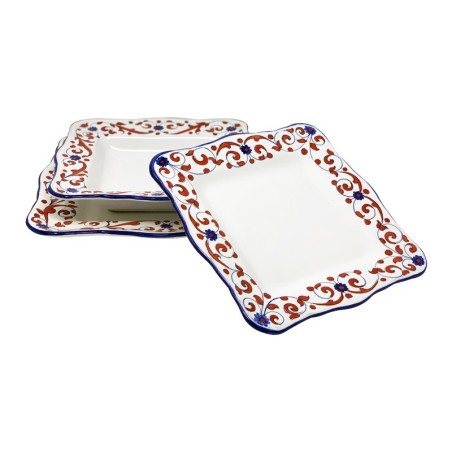 Dinnerware Asso di Cuori Handcrafted Deruta Pottery